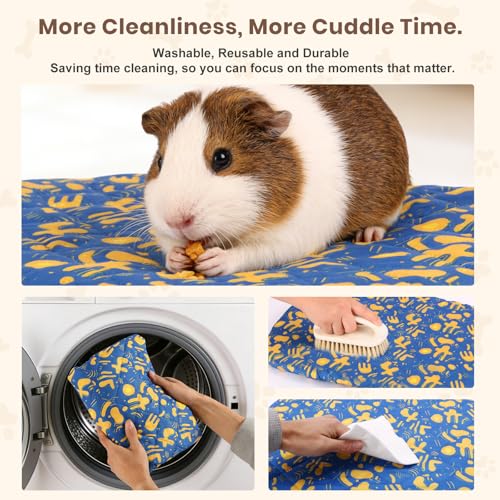 Fitted Liners for Ferret Nation, Critter Nation Cage - Washable Liner for Ferrets, Chinchillas, Rats, Guinea Pig, Hedgehogs & Other Small Animals - Waterproof Cage Accessory (Bottom Pan Liner) - size: Bottom Pan Liner