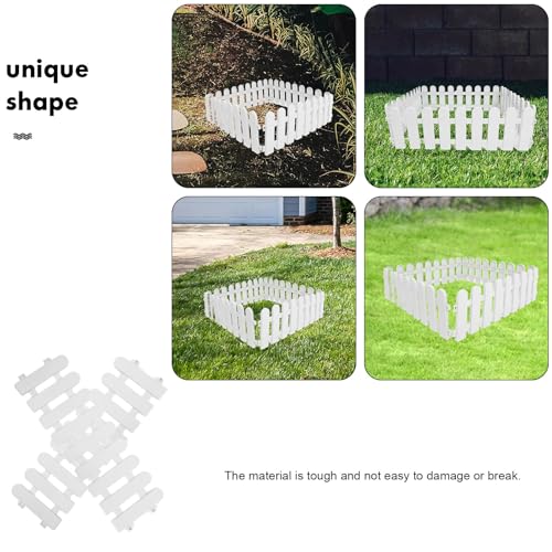 4Pcs Outdoor Turtle Enclosure Fence Set, Garden Plastic Pet Safety Gates for Tortoise and Reptile Playpens, Sturdy Pet Accessories Suitable for Outdoor Grazing and Sunbathing