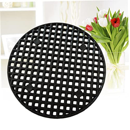 24pcs Flower Pot Drainage Grid Plastic Mesh Gasket Substrate Barrier Mat Plant Grid Netting