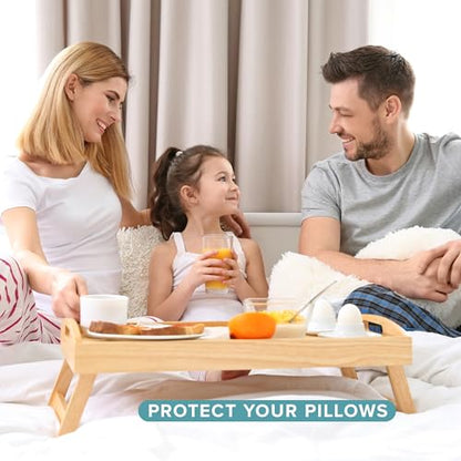 Bare Home Premium Pillow Protectors - Standard Size (2 Pack) - Premium 100% Waterproof & Breathable - Cooling - Vinyl Free Hypoallergenic - 10 Year Warranty (Standard Size, Pack of 2) - color: White, size: Standard