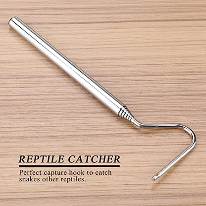 Small Snake Hook,Retractable Reptile Hook Snake Hook Reptile Capture Hook Sturdy Lizards Pet Supplies