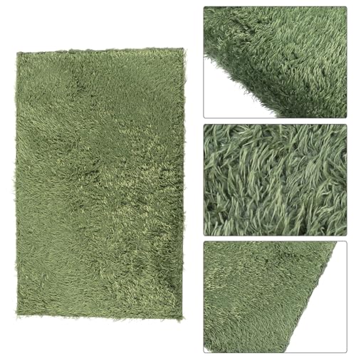 BESPORTBLE 2pcs Moss Mat for Reptiles Reptile Carpet Terrarium Liner Breathable Cushion for Lizards Snakes Turtles Habitat Mat