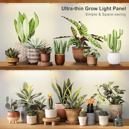 LBW Plant Grow Light, 540 LEDs Full Spectrum Plant Lights for Indoor Growing, Under Cabinet Grow Lamp with 4/8/12H Timer, 3 Lighting Modes, 10 Dimmable Levels, 4 Pack - size: 4 Packs