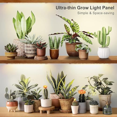 LBW LED Grow Light, Full Spectrum Grow Light with 4 Dimmable Levels and Auto On/Off Timer, 135 LEDs Plant Grow Lamp for Seedlings, Veg, Bloom and Succulents, Ideal for Indoor Plants,One Pack - size: 1 Pack