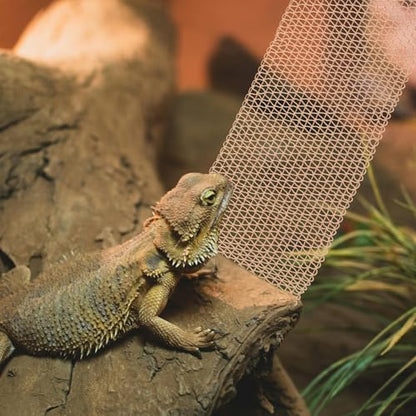 COMSUN 2 Pack Bearded Dragon Hammock, Collapsible Reptile Hammock Lounger Suitable for Resting Climbing, Reptile Hammock for Middle Small Lizard, Chameleon and Gecko (Rectangle Black & Yellow)