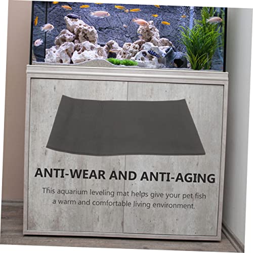 Aquarium Mat Reptile Terrarium Liner Heavy Duty Non-Slip Heat Retaining Fish Tank Pad - size: 80X40CM