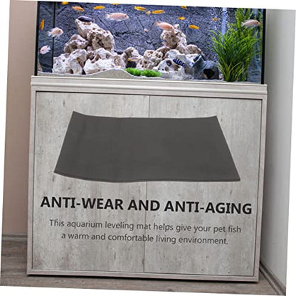 Aquarium Mat Reptile Terrarium Liner Heavy Duty Non-Slip Heat Retaining Fish Tank Pad - size: 80X40CM