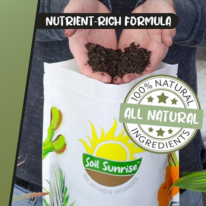 Soil Sunrise Terra-Preta Inspired Potting Soil (30 Quarts) Biochar-Enriched Sustainable Mix for Indoor/Outdoor Plants - size: 30 Quarts