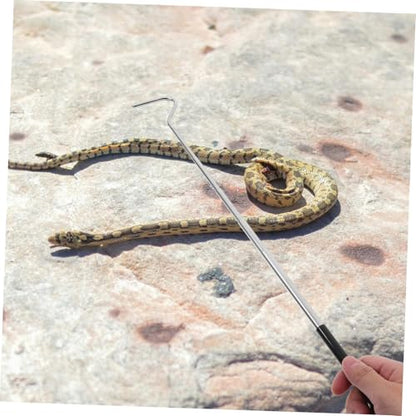 POPETPOP Retractable Reptile Catching Hook Snake Catcher for Reptiles Snake Capture Hook