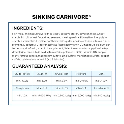 Hikari Sinking Carnivore Pellets for Pets, 2.61-Ounce - size: 2.61 Ounce (Pack of 1)