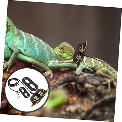 Abaodam 1 Set Portable Lizard Harness with Traction Rope Lightweight Durable Halloween Costume Accessory for Reptiles for Christmas Outdoor Use