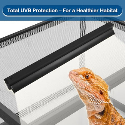 T5 UVB Reptile Light Bulb – 2-Pack 8W High-Output 10.0 UVB Bulbs for Bearded Dragons, Turtles & Lizards – Liner UVA/UVB Lighting for Basking & Vitamin D3 Synthesis