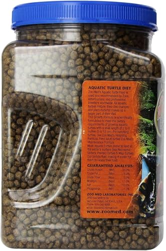 Zoo Med Aquatic Turtle Food Growth Formula [Set of 2] Size: 30 Oz.