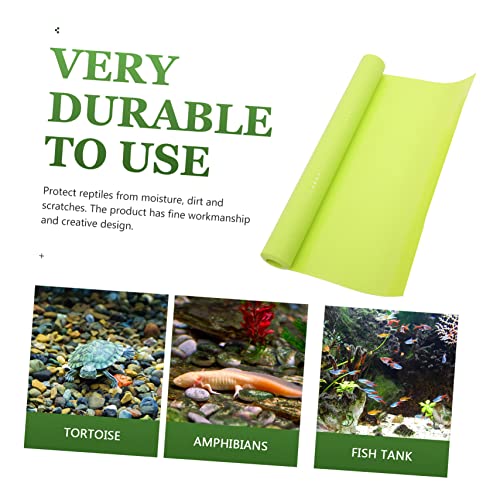 Happyyami Reptile Carpet for Bearded Dragon Tank Substrate for Reptile Tank Comfortable Clean Habitat