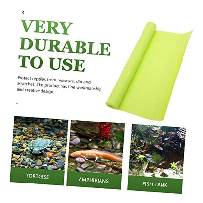 Happyyami Reptile Carpet for Bearded Dragon Tank Substrate for Reptile Tank Comfortable Clean Habitat