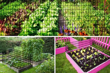 Hardware Cloth for Chicken Wire Fencing of Chicken Coop-2x3in Mesh AWG 16 Gauge 36in x 50ft Black PVC Coated Welded Wire Mesh Roll-Chicken Runs, Rabbit Hutches, Deer Barriers, Garden Mesh - color: Black, size: 2'' x 3'' 36 x 50' (AWG 16Ga)