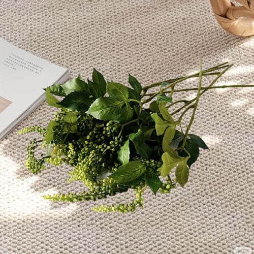 3 pcs Artificial Hanging Succulents Faux Burro's Tail Picks Trailing String of Pearls Succulent Fake Greenery Sprays for Basket Planter Centerpiece Floral Arrangement