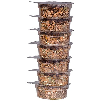 Healthy Herp Bearded Dragon Food Instant Meal for Reptiles - Nutritious Bearded Dragon Accessories, Bearded Dragon Food - Made in USA - for Box Turtles, Lizards, Tortoises - 7 x 0.2 oz (5.7g) Cups - size: 0.2 Ounce (Pack of 7), style: 7-Pack Cups