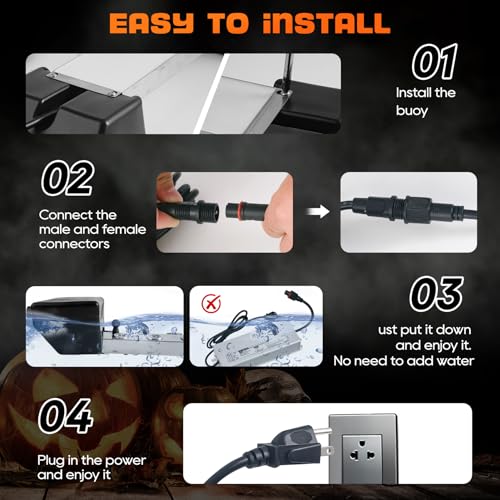 Ultrasonic Mist Maker Fogger 12 Head(9000ml/H), 110V 400W Power Water Proof Ultrasonic Mister,Fogger Humidifier with Float, for Halloween Atmosphere, Vegetable Preservation, Landscape - size: Mist Maker Fogger 12 Heads