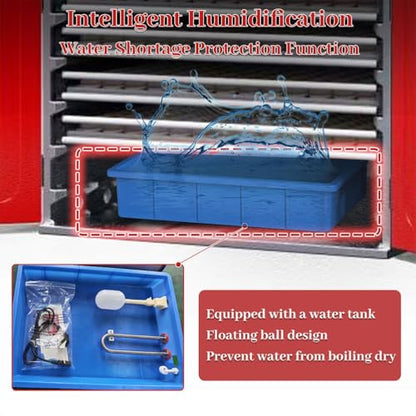 1000-Egg Commercial Incubator with 360° Auto Turning, Digital Temperature & Humidity Control, Large Poultry Hatcher for Chicken, Duck, Goose, Quail & Bird Eggs
