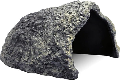 Oversize Resin Rock hides and Caves are Perfect for Oversized Reptiles, Creating a Natural Habitat in Reptile Aquariums. Ideal for Bearded Dragons, Snakes, Tortoises, and Other Terrarium Reptiles