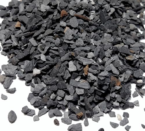 Natural Slate Stone Coarse Sand Less Than 1/8" - USA Sourced and Packaged for Mosaic Stone Art, Crafts, Basing Models, Wargaming, Bonsai, Succulents, Miniature or Fairy Gardens (1 lb) - style: 1lb