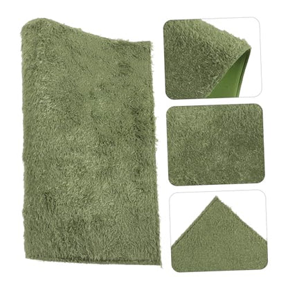 VANZACK Reptile Carpet Mat for Terrarium Washable Imitation Grass Bedding for Snakes Turtles Lizards Tortoises Safe Substrate Liner for Clean Habitats