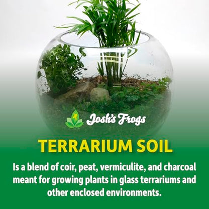 Josh's Frogs Sprig & Stone Terrarium Soil for Open and Closed Terrariums (4 Quart) - size: 4 Quart