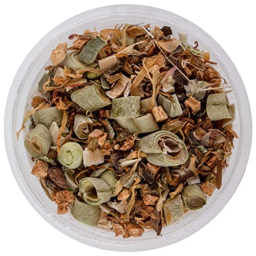 Healthy Herp Veggie Mix Instant Meal for Reptiles - Nutritious Bearded Dragon Accessories, Bearded Dragon Food - Made in USA - Quick Prep, for Box Turtles, Lizards, Tortoises - 7 x 0.16 oz (4.6g) Cups - size: 1.12 Ounce (Pack of 1), style: 7-Pack Cups