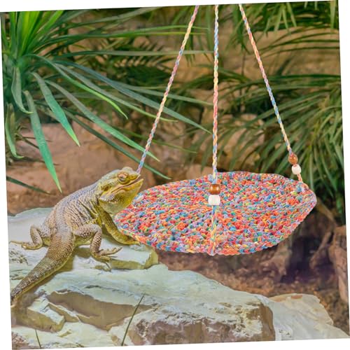 Mipcase 2pcs Bearded Dragon Hammock for Reptiles Hanging Bed for Lizards Chameleons and Pets Easy to Install Breathable Design for Comfortable Sleeping