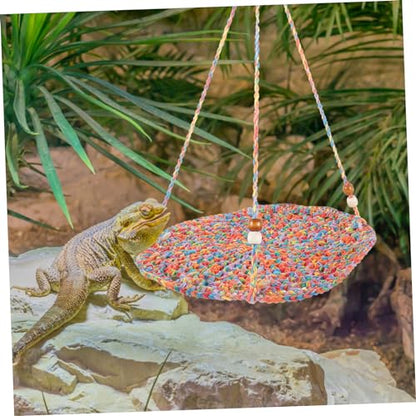 Mipcase 2pcs Bearded Dragon Hammock for Reptiles Hanging Bed for Lizards Chameleons and Pets Easy to Install Breathable Design for Comfortable Sleeping