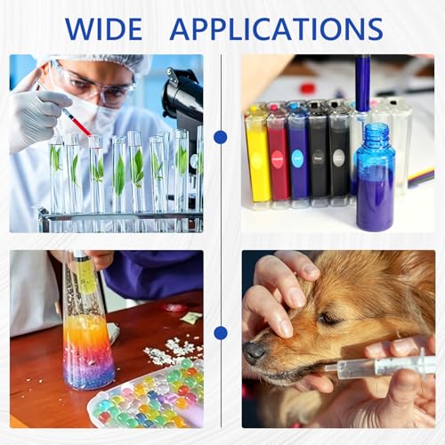 30 Pack 1ml Syringe for Liquid, Plastic Syringes without Needle, Sterile & Individually Wrapped, 1cc Small Syringe for Scientific Labs, Colostrum Collect, Pet Feeding, Oral, No Needle - style: 1ML