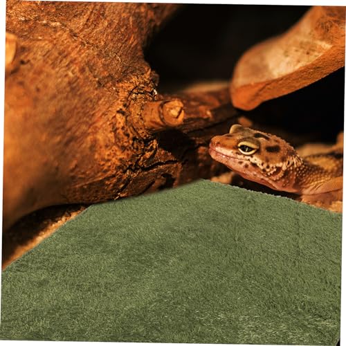 COLLBATH Reptile Carpet Mat for Imitation Grass Liner Reusable Breathable Washable Substrate for Snakes Lizards Turtles Comfortable Habitat