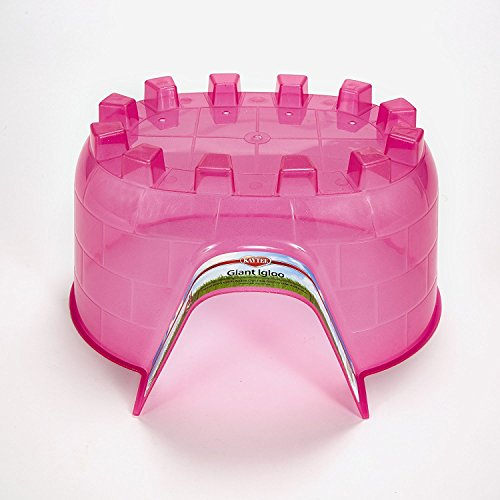 Kaytee Igloo Habitat Hideout For Pet Rabbits, Ferrets, Guinea Pigs, and Other Small Animals, Giant - size: Giant