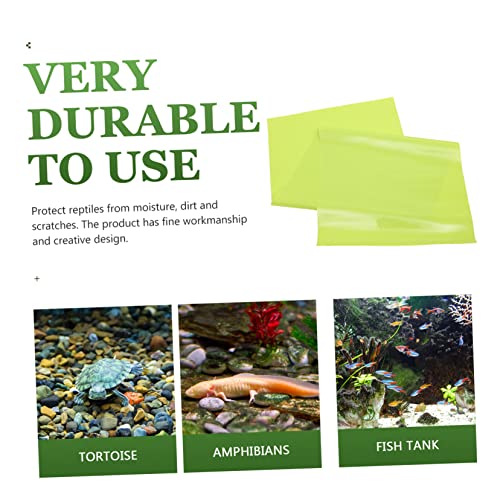 Kisangel Waterproof Reptile Carpet Mat Washable Non-Adhesive Substrate for Bearded Dragon and Leopard Gecko Terrariums 20 Gallon Tank Liner Basking Platform
