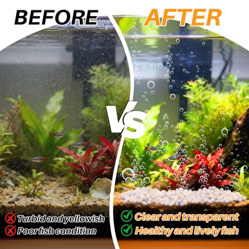 Sukh Bio Ceramic Media Balls - 2 Bags Advanced Biological Filter Media for Rapid Cycling,425g High-Density Nano-Tech Spheres for Aquarium, Sump, Koi Pond & Freshwater Filters