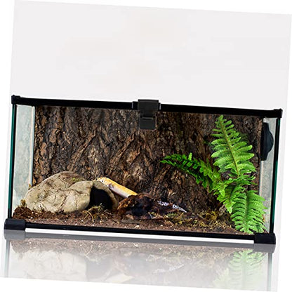 Turtle Terrarium Buckle Reptile Feeding Tank Buckle Anti-Escape Latch Reptile Tank Lid Clips Glass Turtle Easy Install for Amphibious Rain Forest Set of 4