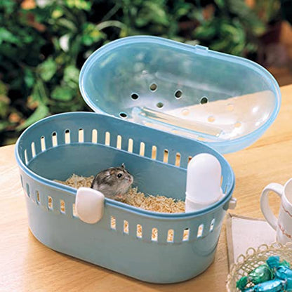 Portable Travel Hamster Cage for Carrier Breathable Outdoor for Hamster Small Animals Vacation Easy to Comfortable
