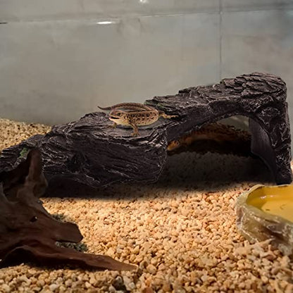 Turtle Basking Platform Small Tortoise Dock Resting Rock Turtle Climbing Ramp Shale Step Ledge Aquarium Terrarium Decor for Tortoise Bearded Dragon Lizard Chamelon Frog Gecko Snakes Iguana Betta Fish