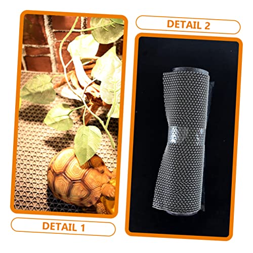 UKCOCO 3-in-1 Reptile Carpet Lizard Cage Pad Waterproof Terrarium Bedding Mat for Tortoise and Snake Wear-Resistant Reptile Supplies - color: Dark Grey