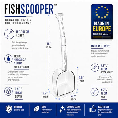 Fish Scooper, Acclimation Container, Fish Trap, Floating Fish Net, Axolotl Tank Accessories, Aquarium Cleaning Tools, Photography, Tool, Aquarium Accessories, Breeder Box