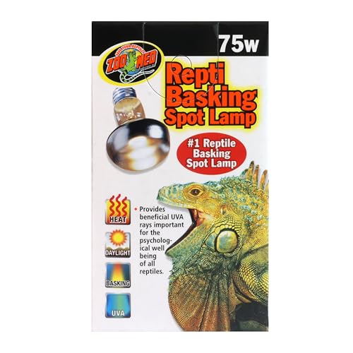 Zoo Med Basking Spot Lamp 75 Watts, 2 Pack