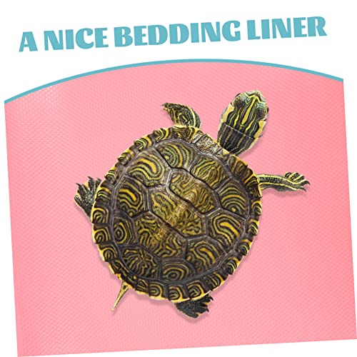 Toyvian Reptile Carpet Nonslip Terrarium Substrate Leopard Gecko Tank Accessories Bearded Dragon Mat Snake Bedding Washable Liner