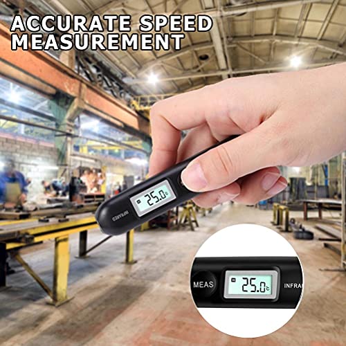 Digital Infrared Thermometer Pen, Small Portable Temperature Pen with LCD, Celsius or Fahrenheit Selection, Contactless Temp for Industrial Use, -50°C to 220°C