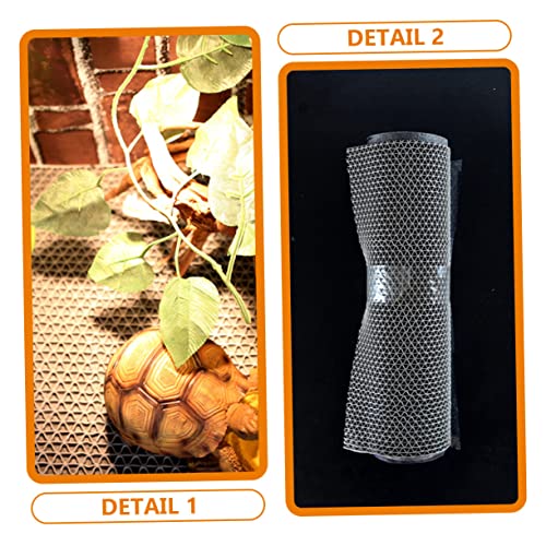 HANABASS Reptile Accessories Tortoise Cage Mat Gecko Tank Liner Washable Reptile Carpet Pad - color: Light Grey
