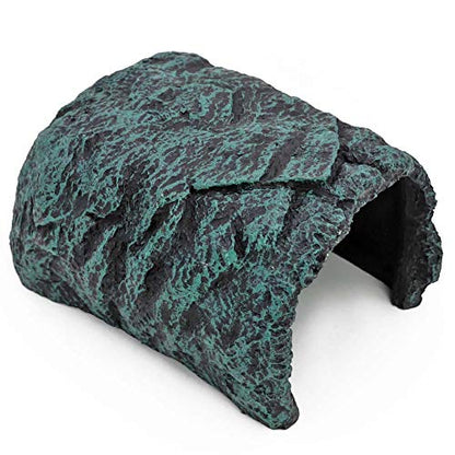 Reptile Rock Hideout Reptile Rock Hide Cave Reptile Hide Away Turtle Hideout for Bearded Dragon Tortoise Small Lizards Fish Amphibians