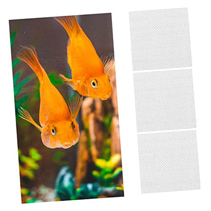 Abaodam 10pcs Stainless Steel Aquatic Moss Mesh for Fish Tank Planting Plant Fixed Net for Aquarium Accessories Easy to Install and