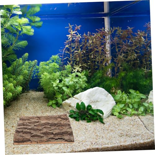 balacoo 2Pcs Cork Bark Background for Reptiles Natural Climbing Wall Backdrop for Terrarium Decor Enhances Habitat for Turtles Chameleons Snakes and More