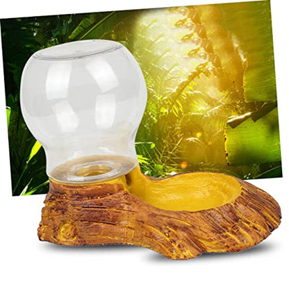 Pet Water Feeder Craft Non-Toxic Smooth Surface Easy Maintenance Reptile Drinking Fountain