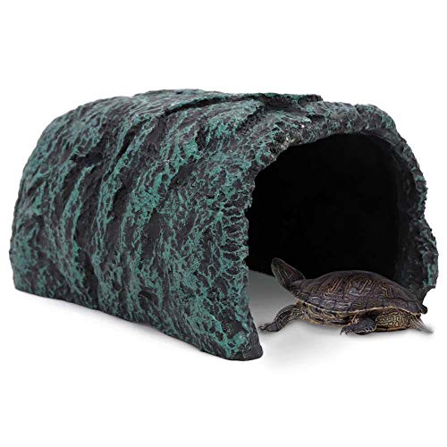 Reptile Rock Hideout Reptile Rock Hide Cave Reptile Hide Away Turtle Hideout for Bearded Dragon Tortoise Small Lizards Fish Amphibians